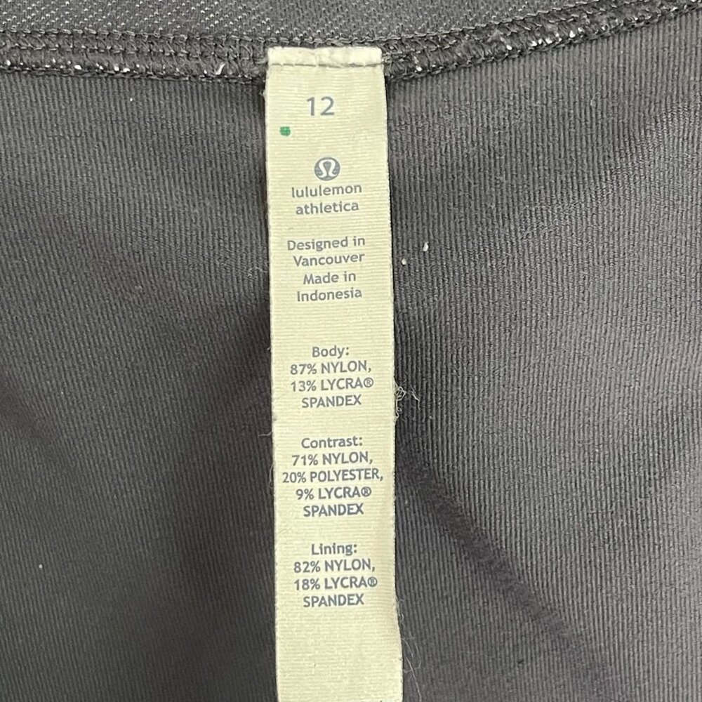 Lululemon Women's Grey In Stride Full Zip Thumbholes Jacket Size 12 - Picture 7 of 13